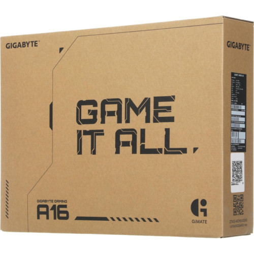 Ноутбук Gigabyte GAMING A16 GA63H Ryzen 7 260 16Gb SSD512Gb NVIDIA GeForce RTX 5060 8Gb 16 Ноутбук Gigabyte GAMING A16 GA63H Ryzen 7 260 16Gb SSD512Gb NVIDIA GeForce RTX 5060 8Gb 16