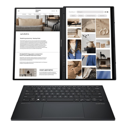 Ноутбук Asus ZenBook Duo UX8406CA-QL345X Core Ultra 7 255H 32Gb SSD1Tb Intel Arc 14