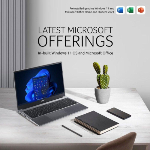 Ноутбук Acer Aspire Lite 15 AL15-41P-R0JJ AMD Ryzen 3 5400U/8Gb (1*8 D4)/SSD256Gb/UMA/15.6 Ноутбук Acer Aspire Lite 15 AL15-41P-R0JJ AMD Ryzen 3 5400U/8Gb (1*8 D4)/SSD256Gb/UMA/15.6