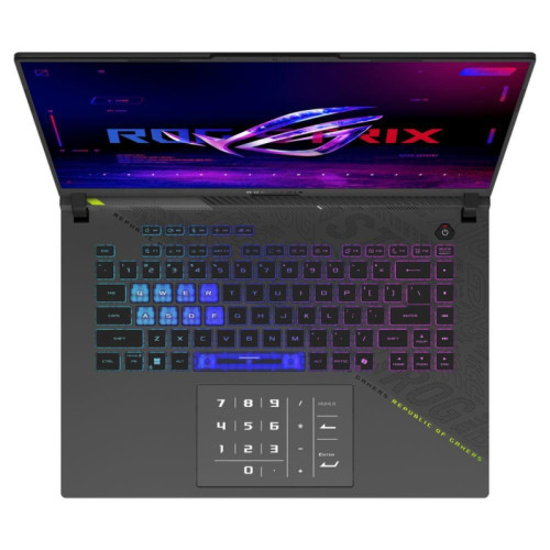 Ноутбук ASUS ROG Strix G16 G614PP-TS207 AMD Ryzen 9 8940HX/32Gb (2*16 D5)/SSD512Gb/RTX5070 8Gb (115W)/16