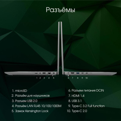 Ноутбук Digma Pro Fortis M Core i7 1355U 16Gb SSD512Gb Intel UHD Graphics 15.6