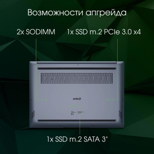 Ноутбук Digma Pro Pactos Core i7 1255U 16Gb SSD512Gb Intel Iris Xe graphics 16
