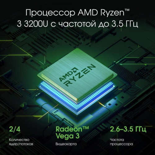 Ноутбук Digma Pro Parvus M Ryzen 3 3200U 16Gb SSD512Gb AMD Radeon 15.6