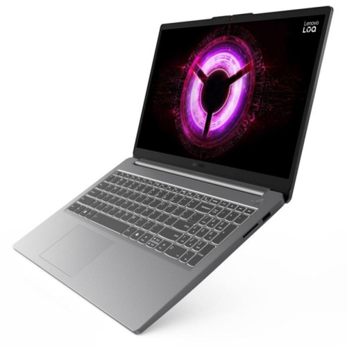 Ноутбук Lenovo LOQ 15ARP10E AMD Ryzen 7 170/16Gb (1*16 D5)/SSD512Gb/RTX4050 6Gb (65W)/15.6''/FHD/1920x1080/144Hz/Win11 (SL English)/RJ-45/Luna Grey/1.8kg