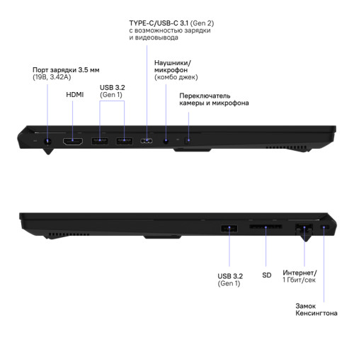 Ноутбук Rikor SPB 302.1/15/6600U/1x16Gb/1x512Gb/Win11pro