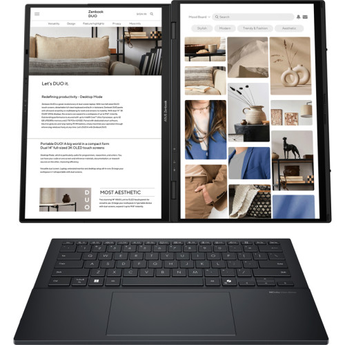 Ноутбук/ ASUS UX8406CA-QL221W Duo Touch 14+14