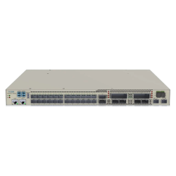 Оптический мультиплексор/ Оптический мукспондер DWN6515F-2A высотой 1RU, в комплекте с двумя блоками питания AC(220В) и блоком вентиляторов. Количество портов 24*10G (SFP+)/25G (QSFP) и 6*100G (QSFP28), интегрированный оптический усилитель, Мультиплексор/