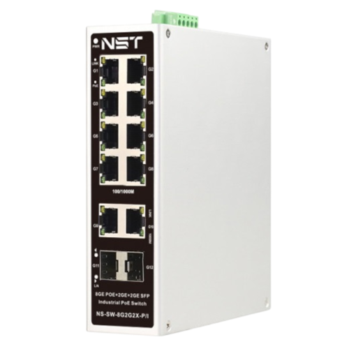 Промышленный PoE коммутатор Gigabit Ethernet на 10 портов/ Промышленный PoE коммутатор Gigabit Ethernet на 10 портов. Порты: 8 x GE (10/100/1000Base-T) с PoE (до 30W) + 2 x GE RJ45 (10/100/1000Base-T)+ 2 GE SFP (1000Base-X). Соответствует стандартам PoE I