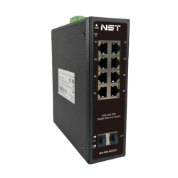 Промышленный коммутатор Gigabit Ethernet на 8GE + 2 GE SFP порта/ Промышленный коммутатор Gigabit Ethernet на 8GE + 2 GE SFP порта. Порты: 8 x GE (10/100/1000Base-T) + 2 x GE SFP (1000Base-X). Встроенная грозозащита 8кВ. Питание: 2 x входа DC12-57V(20W). 