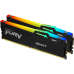 Память оперативная/ Kingston 64GB 5600MT/s DDR5 CL36 DIMM (Kit of 2) FURY Beast RGB