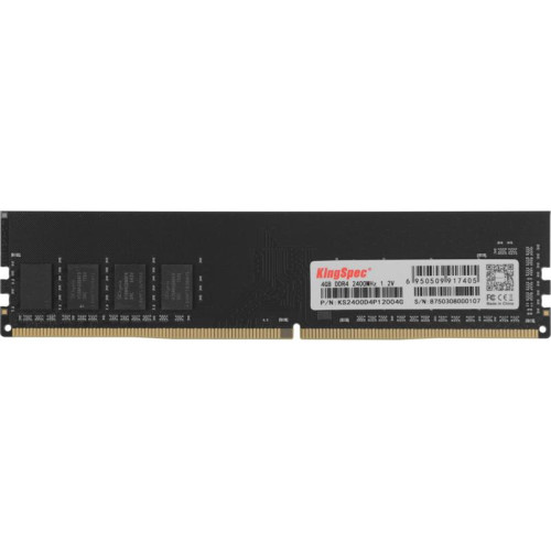 Память DDR4 4GB 2400MHz Kingspec KS2400D4P12004G RTL PC4-19200 DIMM 240-pin 1.2В single rank Ret