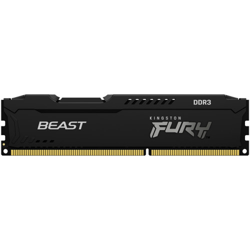 Память оперативная/ Kingston 4GB 1600MHz DDR3 CL10 DIMMFURYBeastBlack