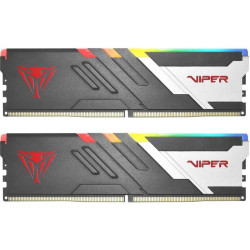 Оперативная память DDR5 2x32Gb 5600MHz Patriot PVVR564G560C40K Viper Venom RGB RTL Gaming PC5-44800 CL40 DIMM 288-pin 1.35В kit с радиатором Ret [PVVR564G560C40K]