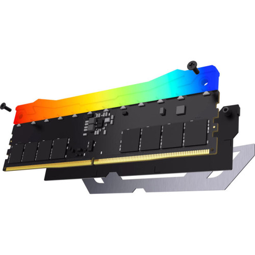 Память оперативная/ Kingston 24GB 8400MT/s DDR5 CL40 CUDIMM FURY Renegade RGB Silver XMP