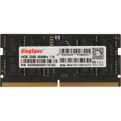 Оперативная память DDR5 16GB 5600MHz Kingspec KS5600D5N11016G RTL PC5-41600 CL40 SO-DIMM 288-pin 1.1В single rank Ret [KS5600D5N11016G]