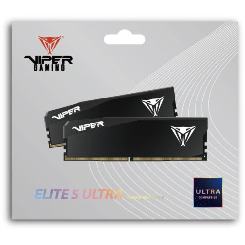 Оперативная память DDR5 2x32GB 6000MHz Patriot VEU564G6028K Viper Elite 5 Ultra RTL Gaming PC5-48000 CL28 DIMM 288-pin 1.4В kit single rank с радиатором Ret