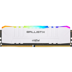 Память оперативная/ Crucial 8GB DDR4 3200MT/s CL16 Unbuffered DIMM 288pin Ballistix White RGB