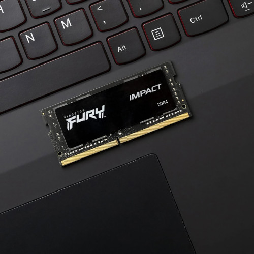 Память оперативная/ Kingston 16GB 4800MT/s DDR5 CL38 SODIMM (Kit of 2) FURY Impact PnP Память оперативная/ Kingston 16GB 4800MT/s DDR5 CL38 SODIMM (Kit of 2) FURY Impact PnP