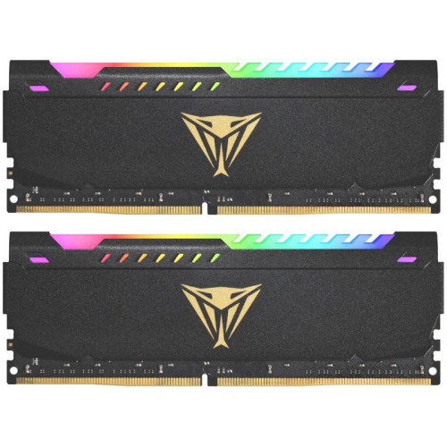 Оперативная память DDR4 2x32GB 3600MHz Patriot PVSR464G360C0K Viper Steel RGB RTL Gaming PC4-28800 CL20 DIMM 288-pin 1.35В dual rank с радиатором Ret [PVSR464G360C0K]