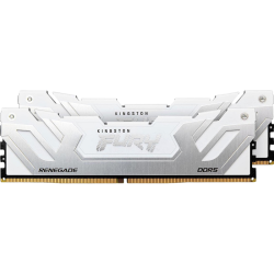 Память оперативная/ Kingston 48GB 8400MT/s DDR5 CL40 CUDIMM (Kit of 2) FURY Renegade White XMP