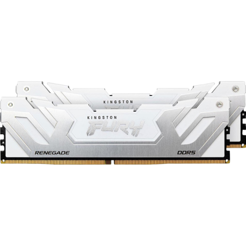 Память оперативная/ Kingston 48GB 8400MT/s DDR5 CL40 CUDIMM (Kit of 2) FURY Renegade White XMP