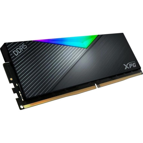 Память DDR5 2x16GB 6400MHz A-Data AX5U6400C3216G-DCLARBK XPG Lancer RGB RTL PC5-51200 CL32 DIMM 288-pin 1.4В kit dual rank с радиатором Ret