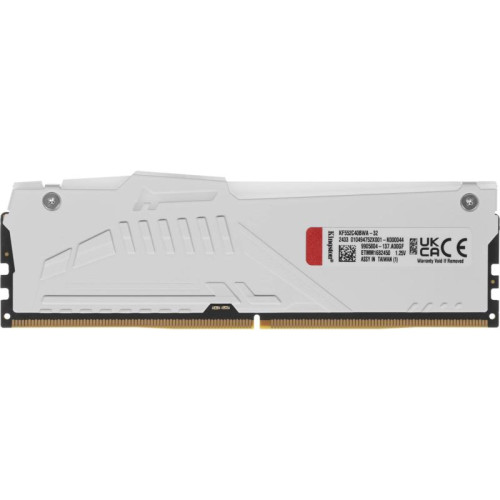 Оперативная память DDR5 32GB 5200MHz Kingston KF552C40BWA-32 Fury Beast RGB RTL Gaming PC5-41600 CL40 DIMM 288-pin 1.25В single rank с радиатором Ret [KF552C40BWA-32]