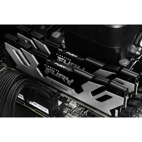 Память оперативная/ Kingston 24GB 8400MT/s DDR5 CL40 CUDIMM FURY Renegade Silver XMP Память оперативная/ Kingston 24GB 8400MT/s DDR5 CL40 CUDIMM FURY Renegade Silver XMP