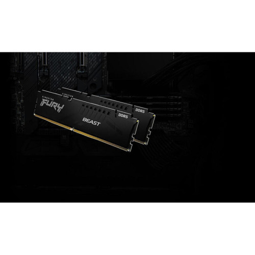 Память оперативная/ Kingston 64GB 5200MT/s DDR5 CL40 DIMM (Kit of 2) FURY Beast Black