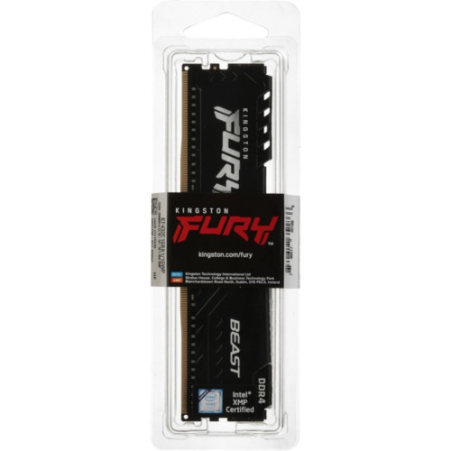 Память оперативная/ Kingston 16GB 3200MT/s DDR4 CL16 DIMM 1Gx8 FURY Beast Black (Select Regions ONLY) Память оперативная/ Kingston 16GB 3200MT/s DDR4 CL16 DIMM 1Gx8 FURY Beast Black (Select Regions ONLY)