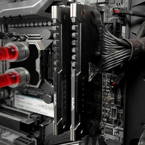 Оперативная память DDR4 8Gb 3600MHz Patriot PVS48G360C8 Viper Steel RTL Gaming PC4-28800 CL18 DIMM 288-pin 1.35В с радиатором Ret [PVS48G360C8]
