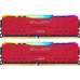 Память оперативная/ Crucial 16GB Kit (8GBx2) DDR4 3200MT/s CL16 Unbuffered DIMM 288 pin Ballistix Red RGB