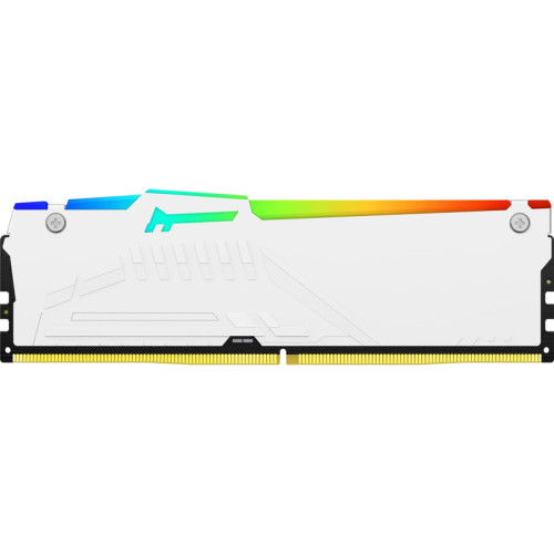 Память оперативная/ Kingston 16GB 6000MT/s DDR5 CL30 DIMM FURY Beast White RGB XMP