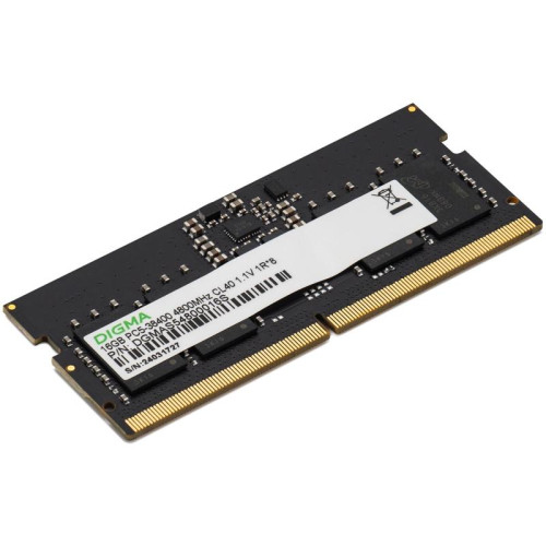 Оперативная память DDR5 16GB 4800MHz Digma DGMAS54800016S RTL PC5-38400 CL40 SO-DIMM 262-pin 1.1В single rank Ret [DGMAS54800016S]