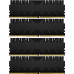 Память оперативная/ Kingston 64GB3600MHz DDR4 CL16DIMM (Kit of4)1Gx8 FURYRenegadeBlack