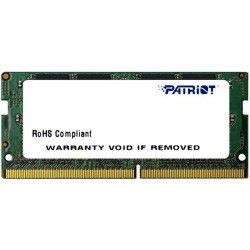 Оперативная память DDR4 16Gb 2666MHz Patriot PSD416G26662S Signature RTL PC4-21300 CL19 SO-DIMM 260-pin 1.2В dual rank Ret [PSD416G26662S]