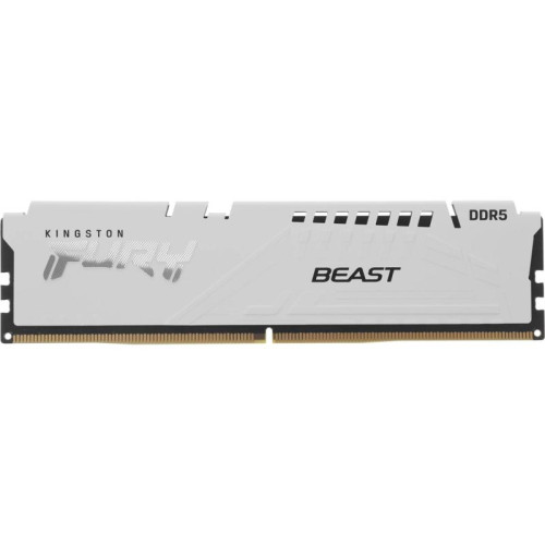 Память DDR5 16GB 6000MHz Kingston KF560C36BWE2-16 Fury Beast White Expo RTL PC5-48000 CL36 DIMM 288-pin 1.35В dual rank с радиатором Ret