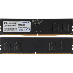Оперативная память DDR5 2x8GB 4800MHz Patriot PSD516G4800K Signature RTL Gaming PC5-38400 CL40 DIMM 288-pin 1.1В Ret [PSD516G4800K]