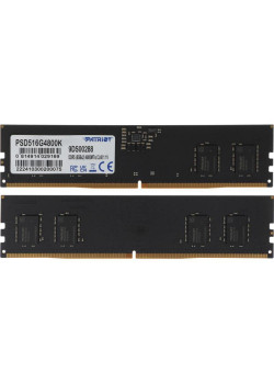 Оперативная память DDR5 2x8GB 4800MHz Patriot PSD516G4800K Signature RTL Gaming PC5-38400 CL40 DIMM 288-pin 1.1В Ret [PSD516G4800K]