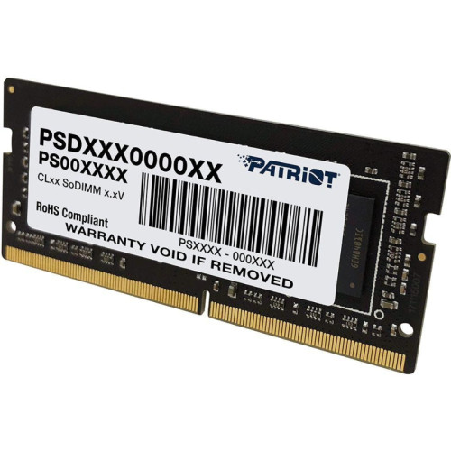 Оперативная память DDR4 8Gb 3200MHz Patriot PSD48G320081S Signature RTL PC4-25600 CL22 SO-DIMM 260-pin 1.2В single rank Ret [PSD48G320081S]