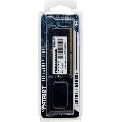 Оперативная память DDR5 8Gb 4800MHz Patriot PSD58G480041S RTL PC5-38400 CL40 SO-DIMM 260-pin 1.1В single rank Ret [PSD58G480041S]