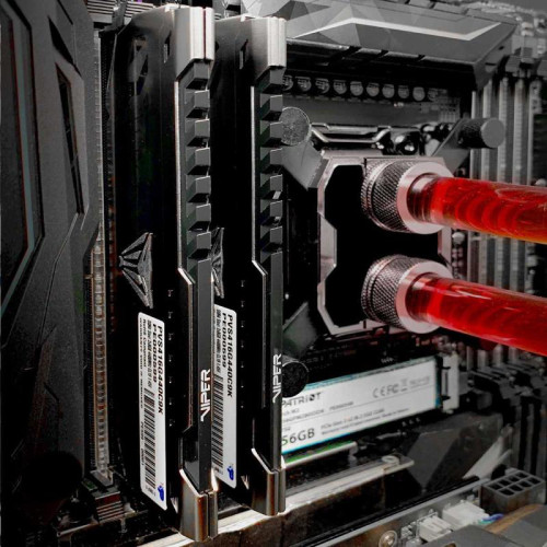 Оперативная память DDR4 8Gb 3600MHz Patriot PVS48G360C8 Viper Steel RTL Gaming PC4-28800 CL18 DIMM 288-pin 1.35В с радиатором Ret [PVS48G360C8]