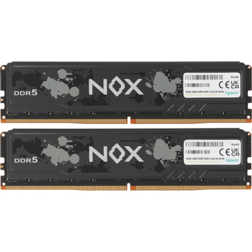 Модуль памяти APACER DIMM DDR5-5200 32GB (16GBx2) AH5U32G52C522MBAA-2 Модуль памяти APACER DIMM DDR5-5200 32GB (16GBx2) AH5U32G52C522MBAA-2