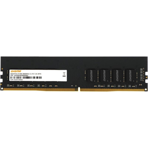 Оперативная память DDR4 8Gb 2666MHz Digma DGMAD42666008D RTL PC4-21300 CL19 DIMM 288-pin 1.2В dual rank Ret [DGMAD42666008D]