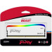 Память оперативная/ Kingston 16GB 3200MT/s DDR4 CL16 DIMM FURY Beast White RGB SE