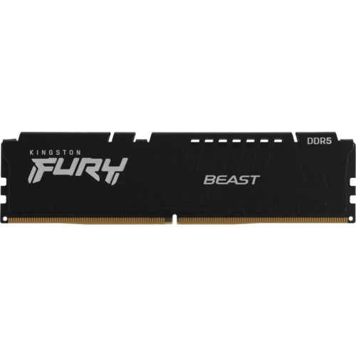 Оперативная память DDR5 16GB 6400MHz Kingston KF564C32BBE-16 Fury Beast Black Expo RTL Gaming PC5-51200 CL32 DIMM 288-pin 1.4В single rank с радиатором Ret
