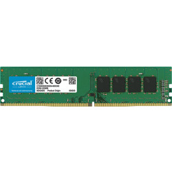 Память оперативная/ Crucial 8GB DDR4 2666 MT/s (PC4-21300) CL19 SR Unbuffered DIMM 288pin