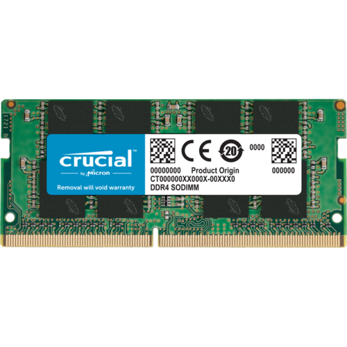Память оперативная/ Crucial SODIMM 16GB DDR4 2666 MT/s (PC4-21300) CL19 DR x8 Unbuffered 260pin