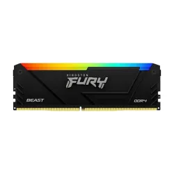 Память оперативная/ Kingston 16GB 3733MT/s DDR4 CL19 DIMM 1Gx8 FURY Beast RGB