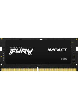 Память оперативная/ Kingston 8GB 4800MT/s DDR5 CL38 SODIMM FURY Impact PnP